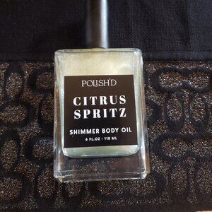 Polish'd Citrus Spritz Shimmer Body Oil 4oz/118ml Y2K Glow Summercore New